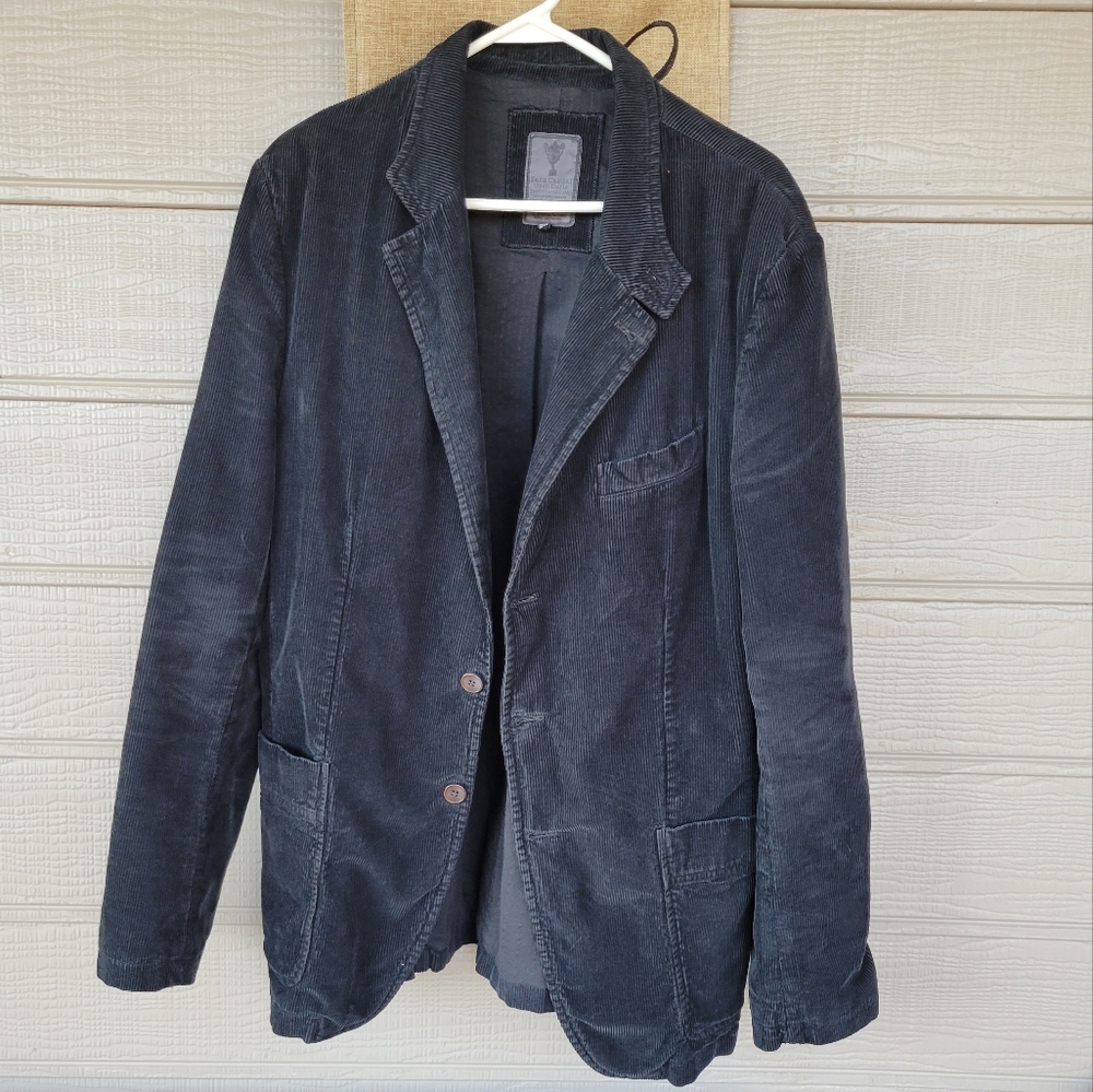 Black Zara casual corduroy jacket